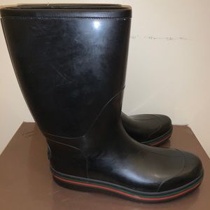 Men Gucci rain boots